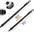 3 in 1 Dog Car Seat Belt Bungee With 360° Lockable Buckle & Hook Latch