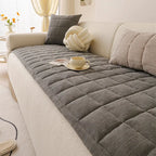 Herringbone Chenille Elegant Breathable Sofa Decoration One-Piece Non-slip Couch Cover