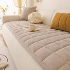 Herringbone Chenille Elegant Breathable Sofa Decoration One-Piece Non-slip Couch Cover