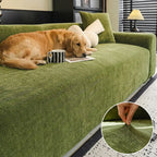 Herringbone Full Coverage Scratch-Resistant Sofa Protection Magic Stretch Couch Cover