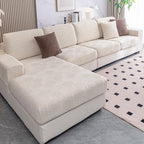 Honeycomb Pattern Water-resistant Stretch Full-Cover Magic Sectional Couch Cover