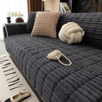 One-Piece Cozy Flannel Sofa Protection Non-Slip Waterproof Sectional Couch Cover