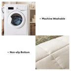 Pet-Friendly Chenille Textured One-Piece Non-Slip Couch Cover with Frayed Edges