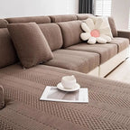 Polar Fleece Soft Antistatic Protection Sofa Stretch Full Wrap Sectional Couch Cover