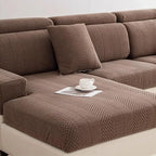Polar Fleece Soft Antistatic Protection Sofa Stretch Full Wrap Sectional Couch Cover