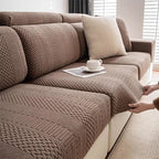 Polar Fleece Soft Antistatic Protection Sofa Stretch Full Wrap Sectional Couch Cover