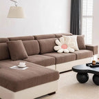 Polar Fleece Soft Antistatic Protection Sofa Stretch Full Wrap Sectional Couch Cover