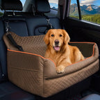 Portable Washable Travel Safety Large Dog Car Booster Seat Bed for Back Seat
