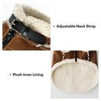 Retro Suede Dog Vest For Small Dogs