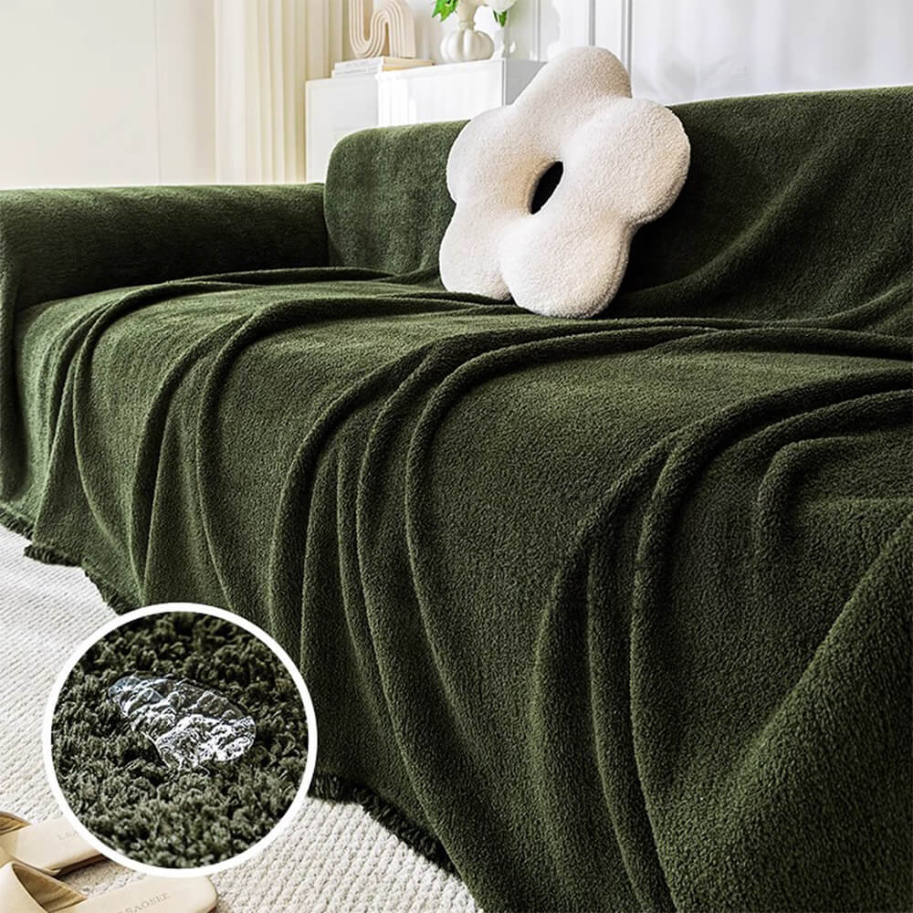 Soft Plush Water-resistant Multi-Purpose Furniture Protection Armchair Cover