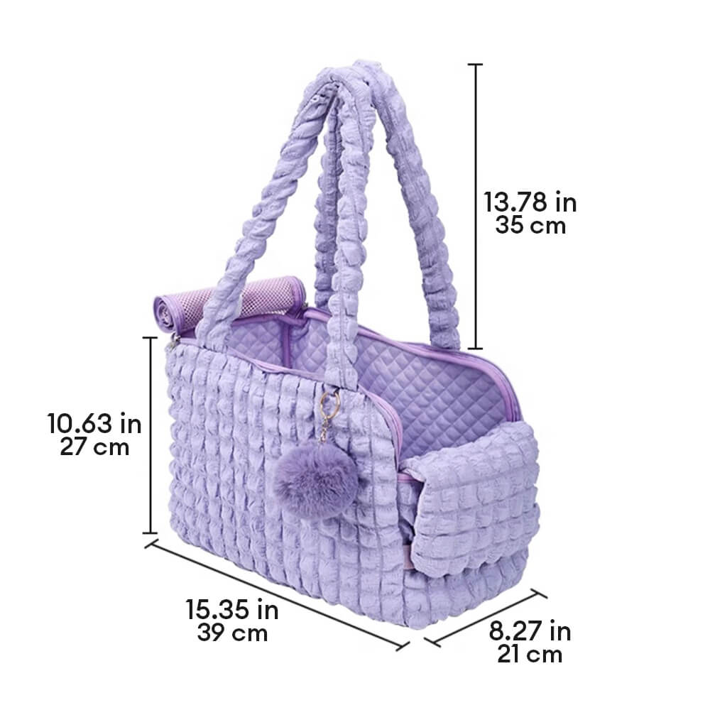Trendy Cozy Lightweight Cat Carrier Breathable Detachable Pet Carrier Shoulder Bag