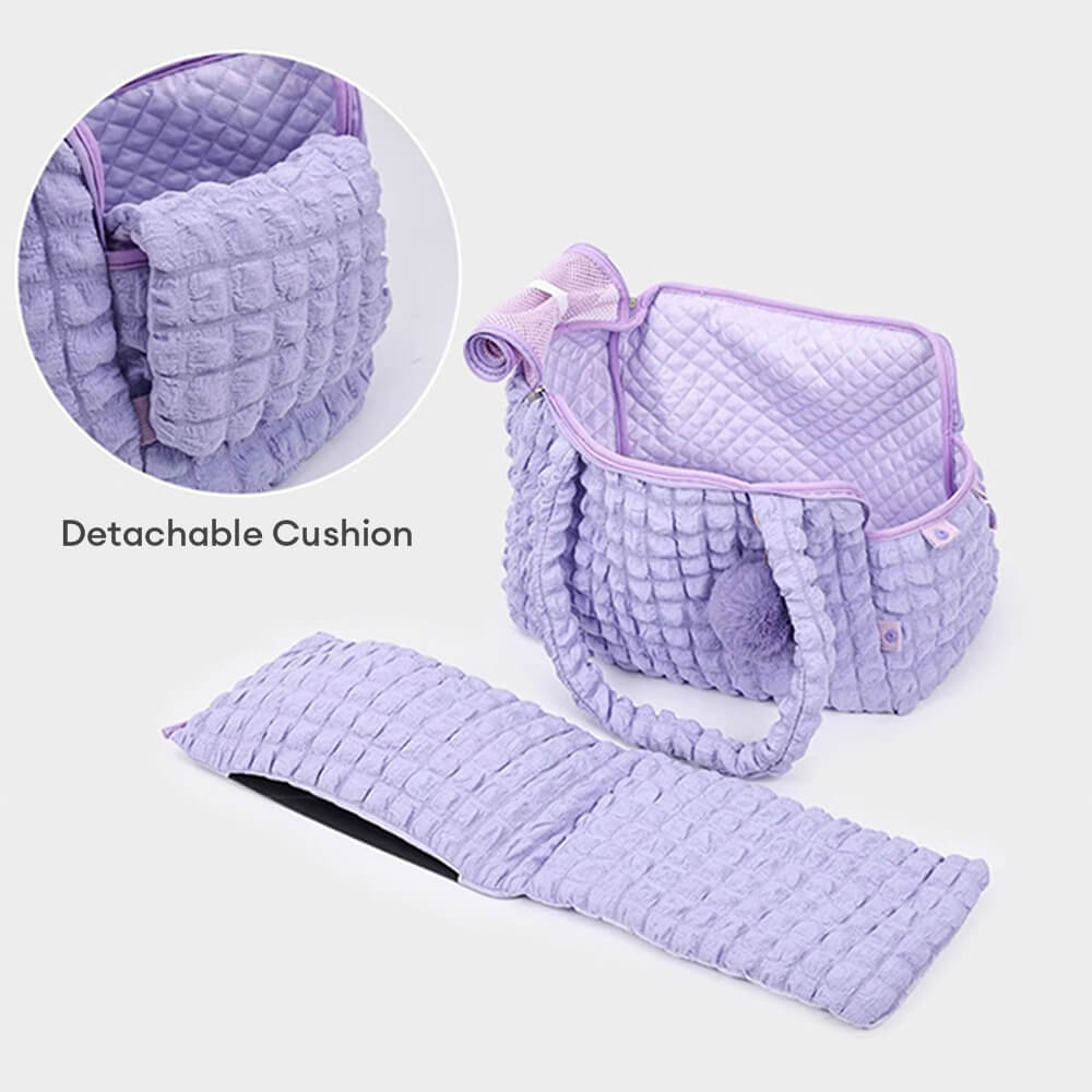 Trendy Cozy Lightweight Cat Carrier Breathable Detachable Pet Carrier Shoulder Bag