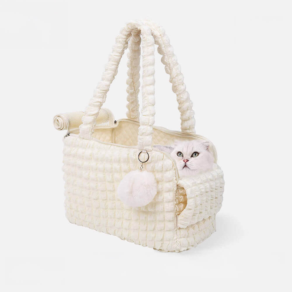 Trendy Cozy Lightweight Cat Carrier Breathable Detachable Pet Carrier Shoulder Bag