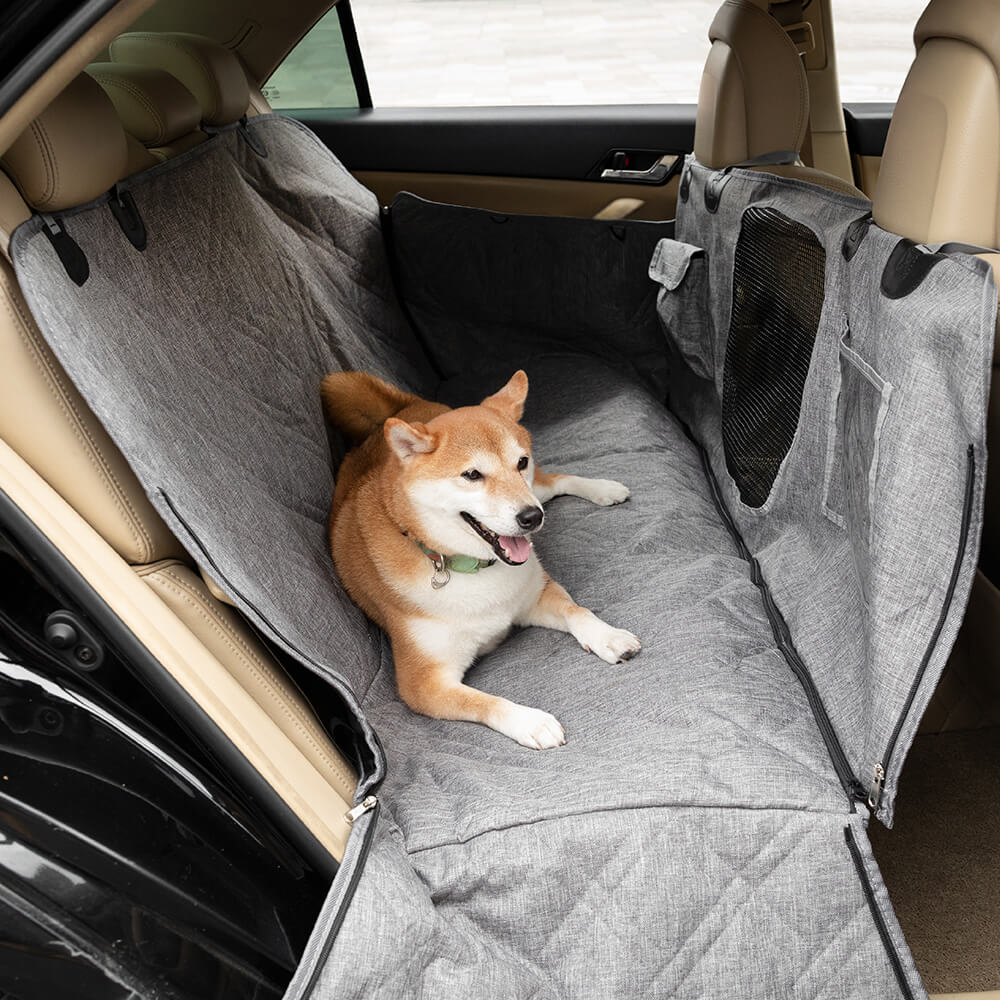 Oxford Fabric Waterproof Scratch Resistant Dog Car Seat Cover Dog Hammock for Car