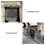 Oxford Fabric Waterproof Scratch Resistant Dog Car Seat Cover Dog Hammock for Car