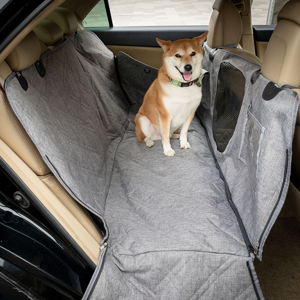 Oxford Fabric Waterproof Scratch Resistant Dog Car Seat Cover Dog Hammock for Car