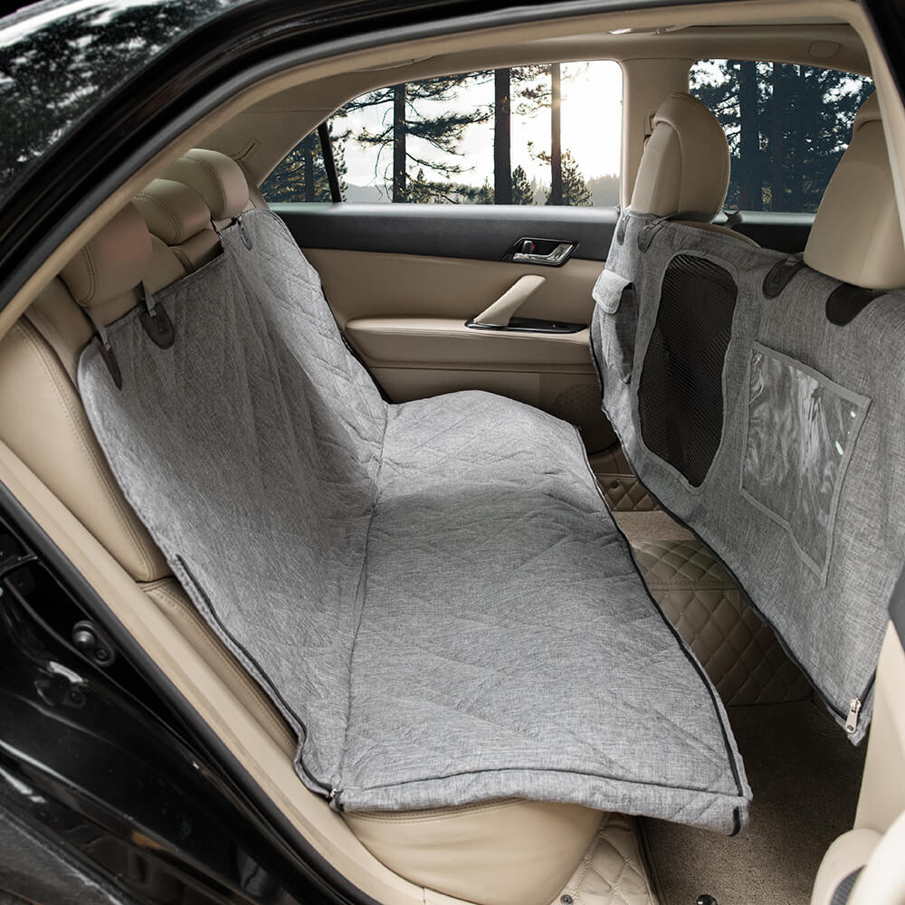Oxford Fabric Waterproof Scratch Resistant Dog Car Seat Cover Dog Hammock for Car