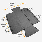 Oxford Fabric Waterproof Scratch Resistant Dog Car Seat Cover Dog Hammock for Car