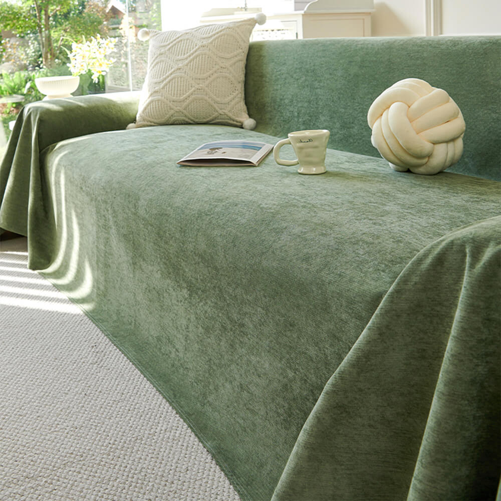 Soft and Waterproof Scratch-Resistant Non-Linting Throw Armchair Cover