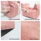 Waterproof ISOFIX Dog Car Seat Bed with LATCH System - First Class