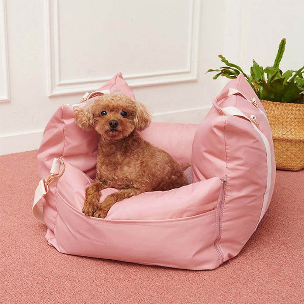 Waterproof ISOFIX Dog Car Seat Bed with LATCH System - First Class