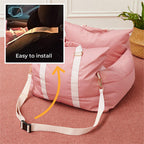 Waterproof ISOFIX Dog Car Seat Bed with LATCH System - First Class