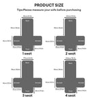 Fuzzy Bubble Plush One-Piece Pet-Friendly Sofa Protection Non-Slip Couch Cover
