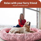 Premium Calming Pet Bed with Removable Cover