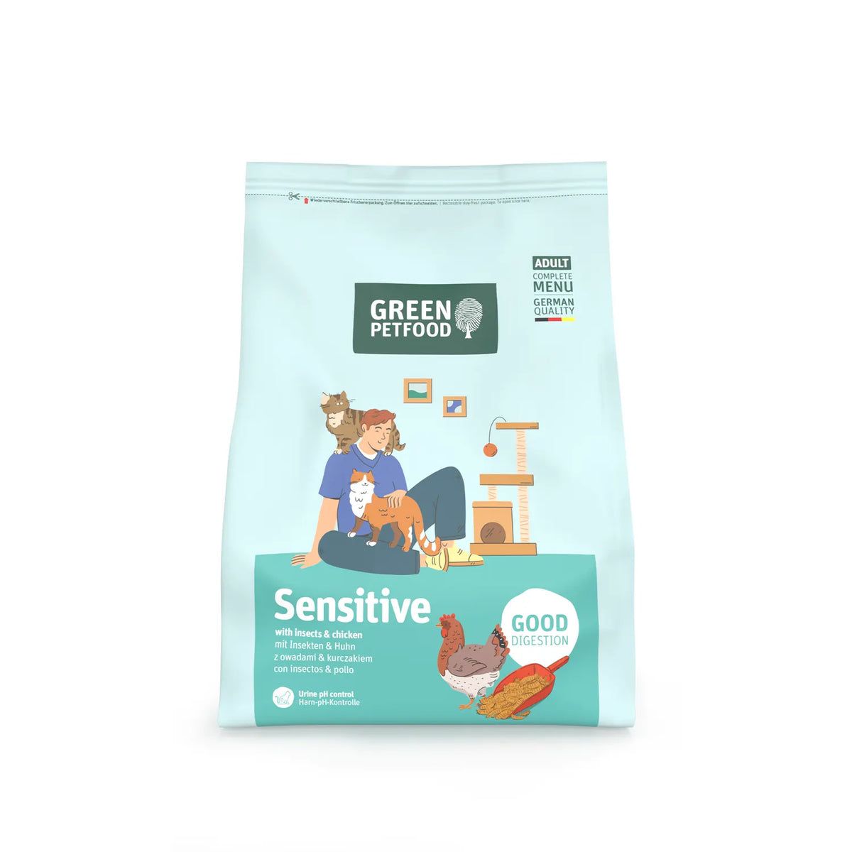 Green Petfood - FairCat Safe Dry Food with Insect Protein