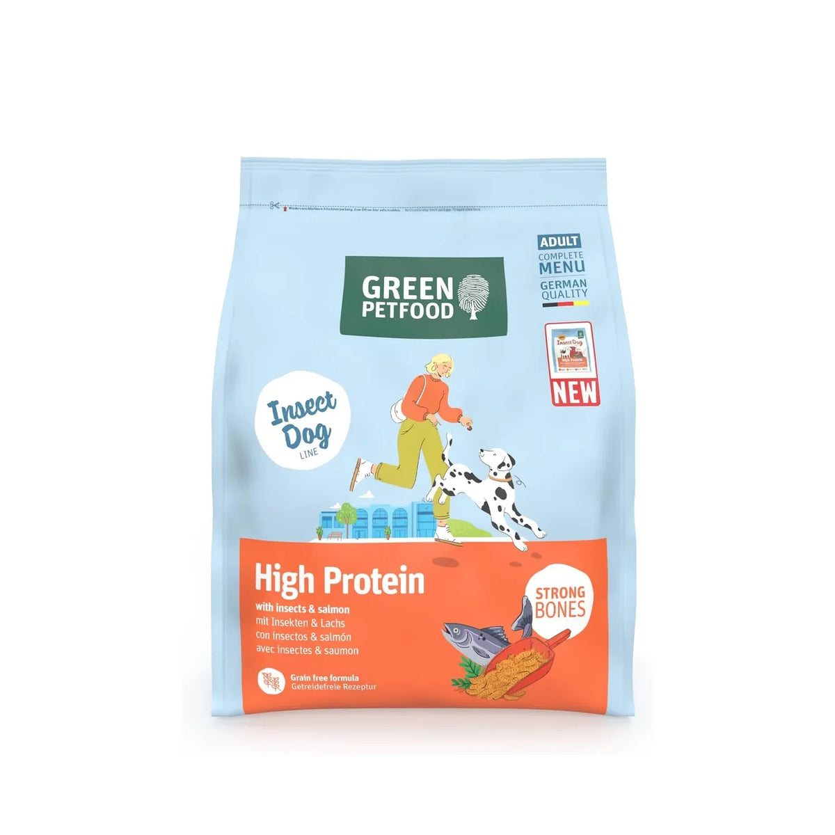 Green Petfood - InsectDog High Protein Dry Food with Insects & Salmon
