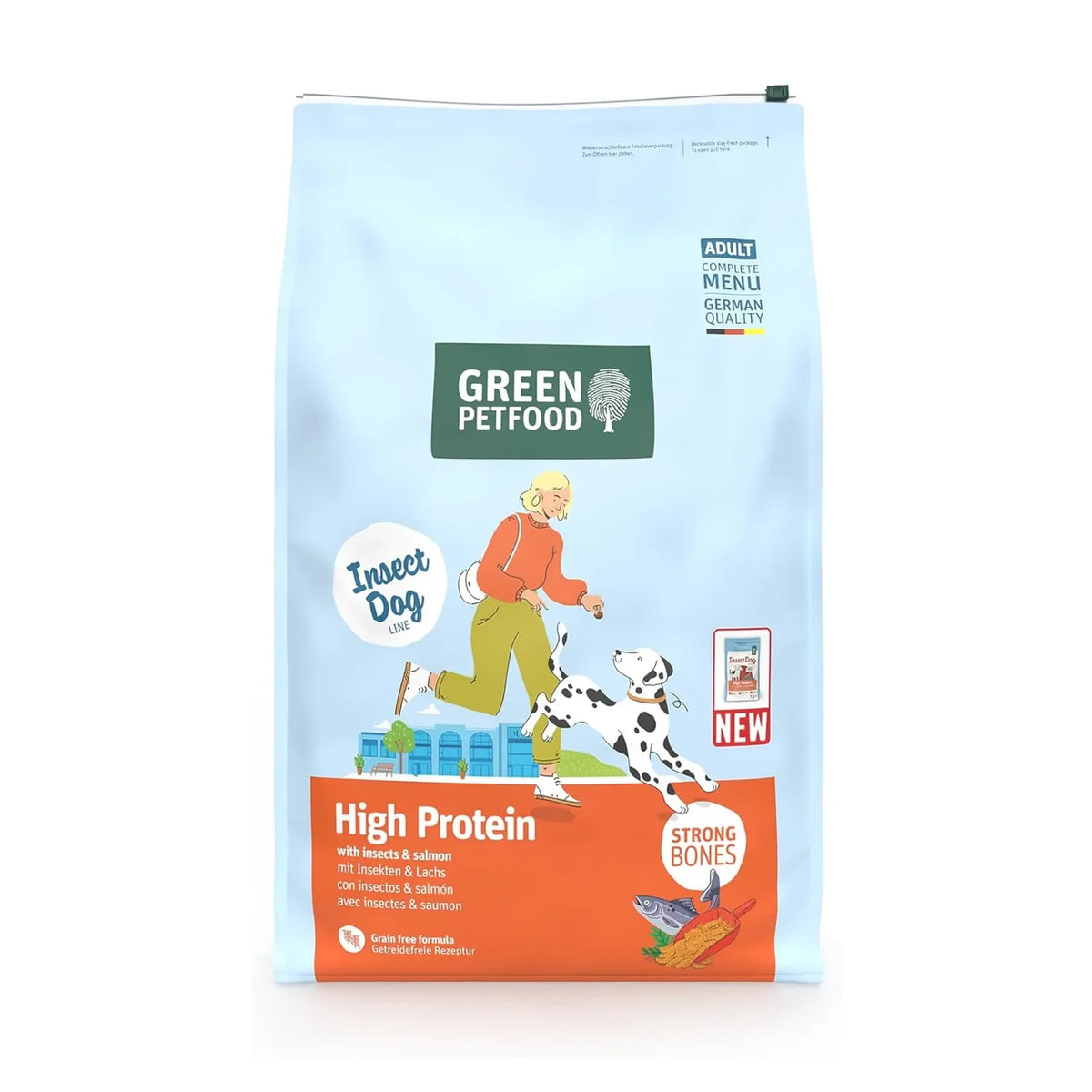 Green Petfood - InsectDog High Protein Dry Food with Insects & Salmon