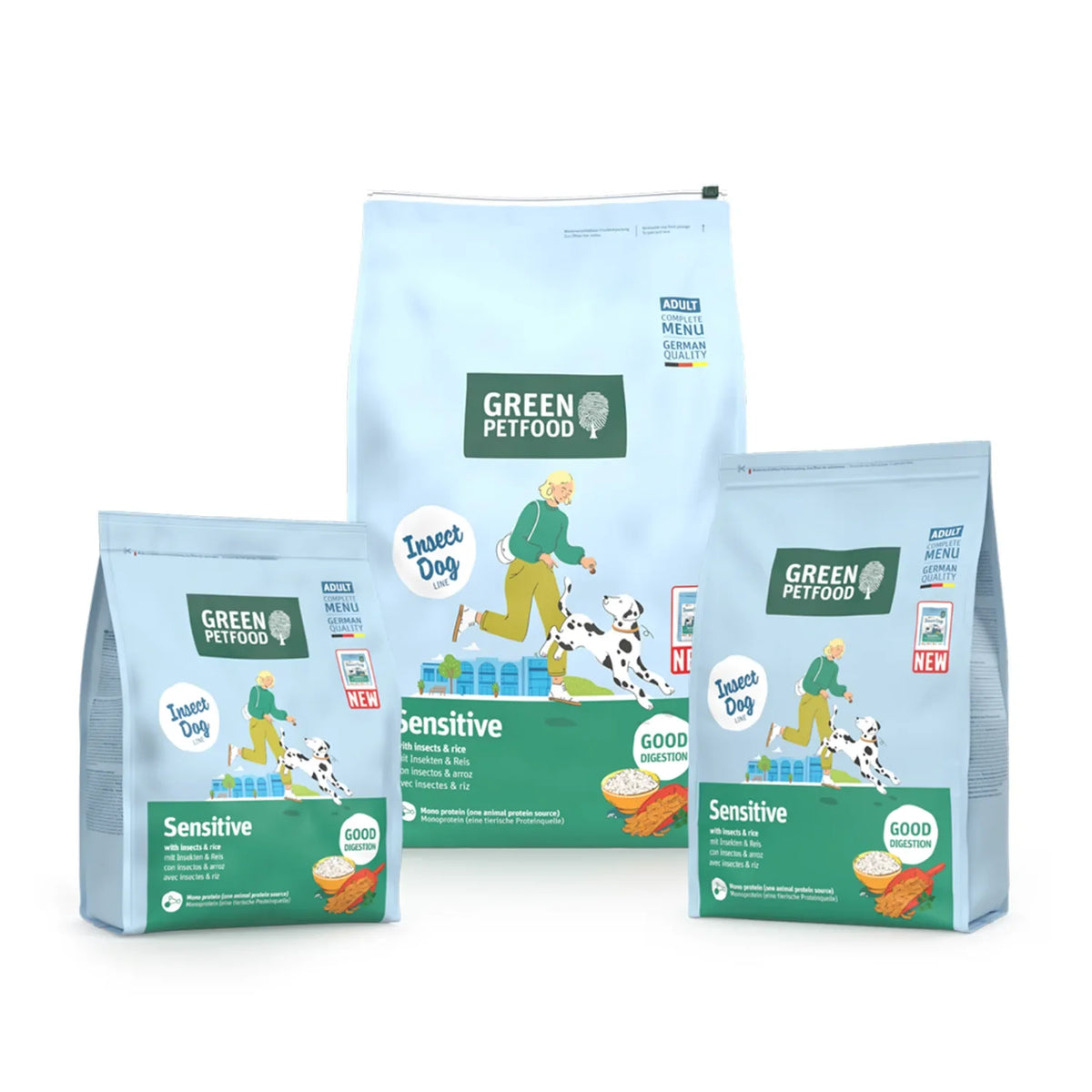 Green Petfood - InsectDog Sensitive Dry Food with Insects & Rice
