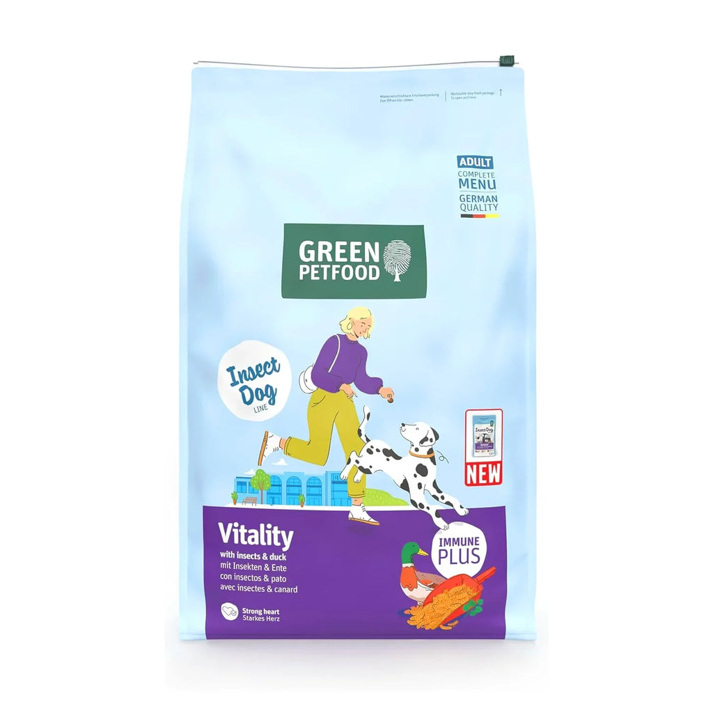 Green Petfood - InsectDog Vitality Dry Food with Insects & Duck