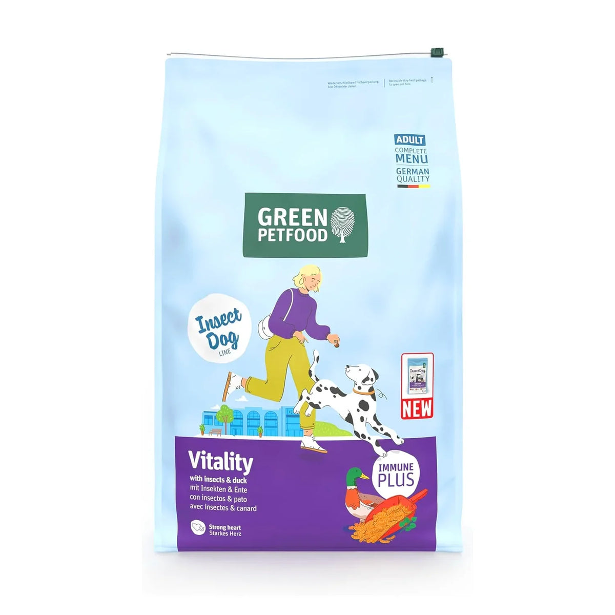 Green Petfood - InsectDog Vitality Dry Food with Insects & Duck