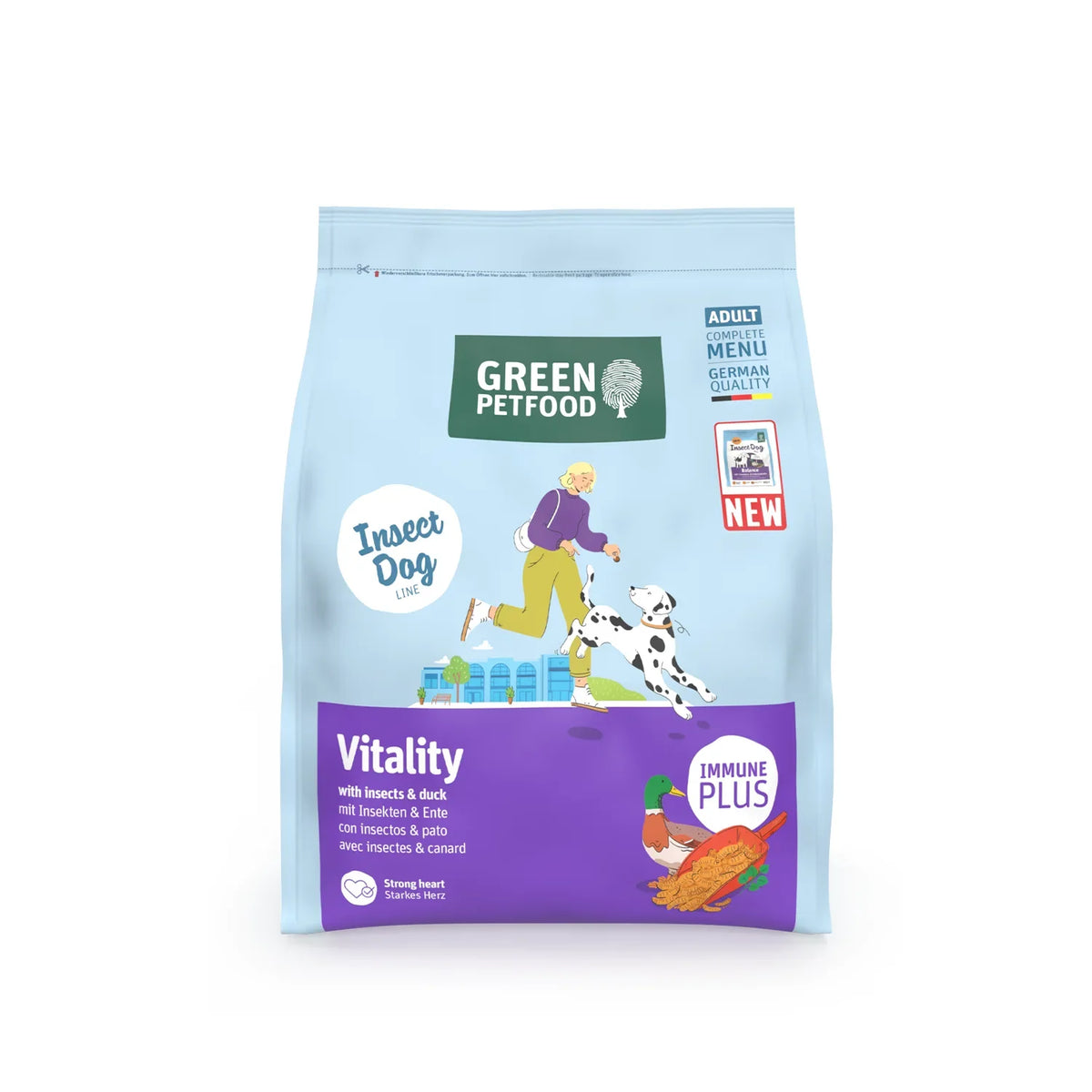 Green Petfood - InsectDog Vitality Dry Food with Insects & Duck