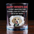 Putting Up With Photo - Personalized Whiskey Glass