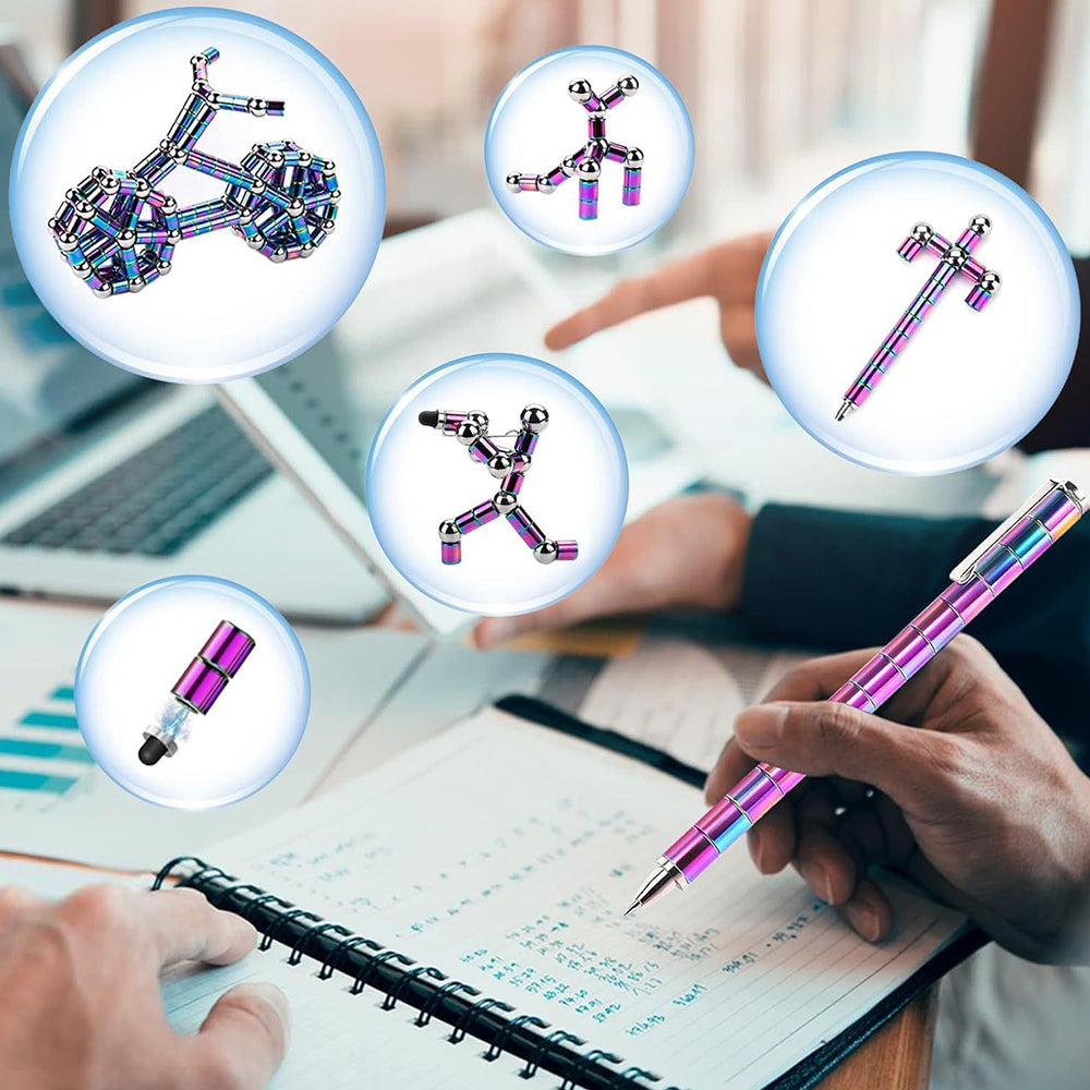 🤣🖊️Magnetic Fidget Pen: Transform Into Various Shapes