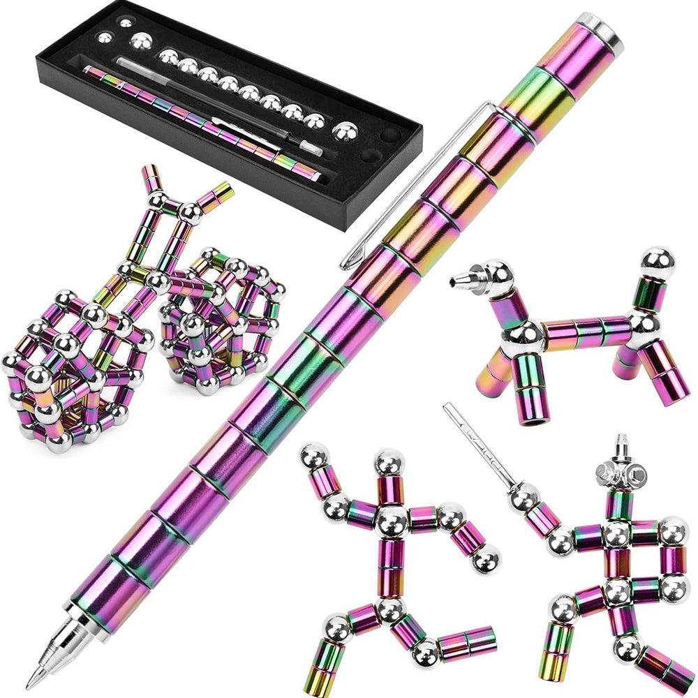 🤣🖊️Magnetic Fidget Pen: Transform Into Various Shapes