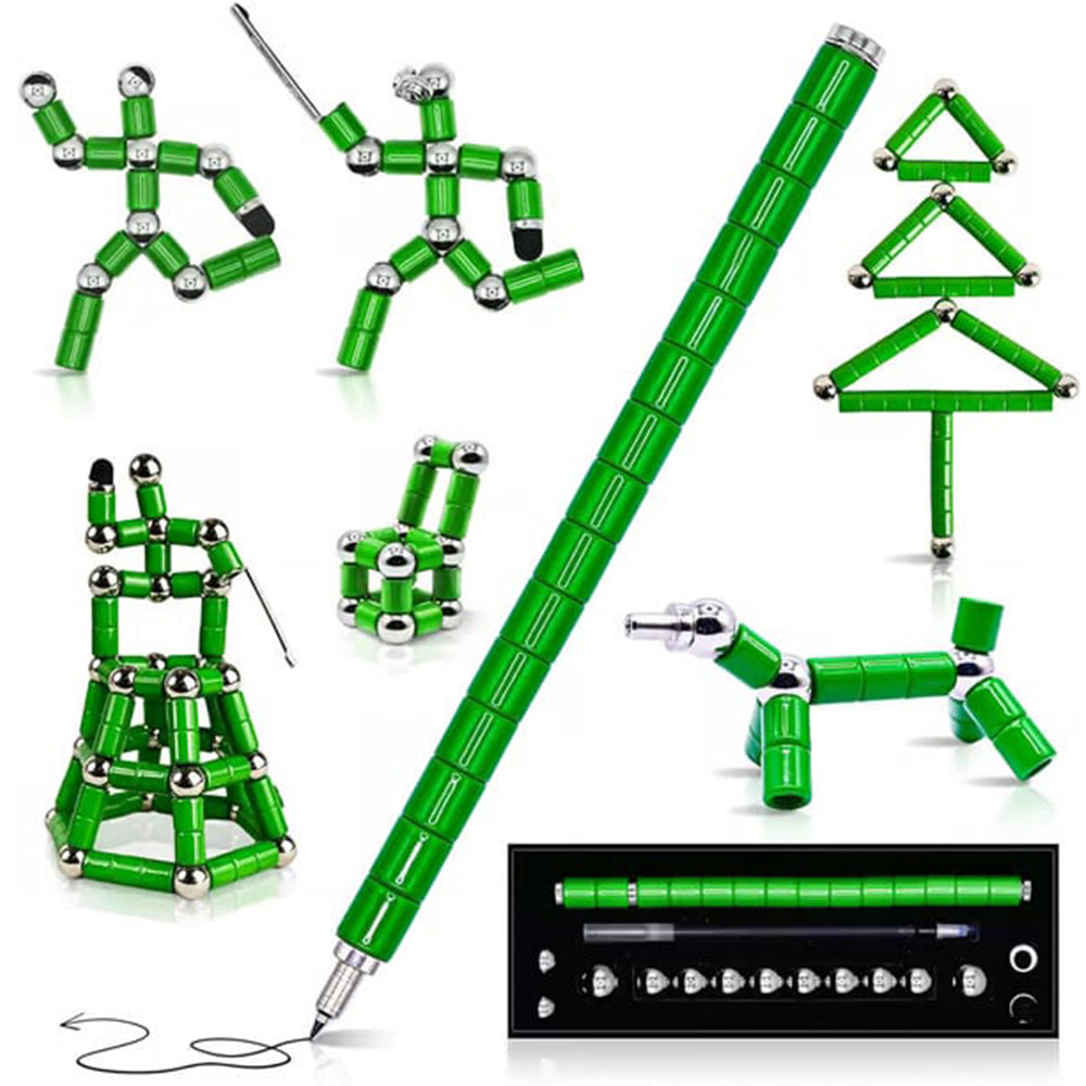 🤣🖊️Magnetic Fidget Pen: Transform Into Various Shapes