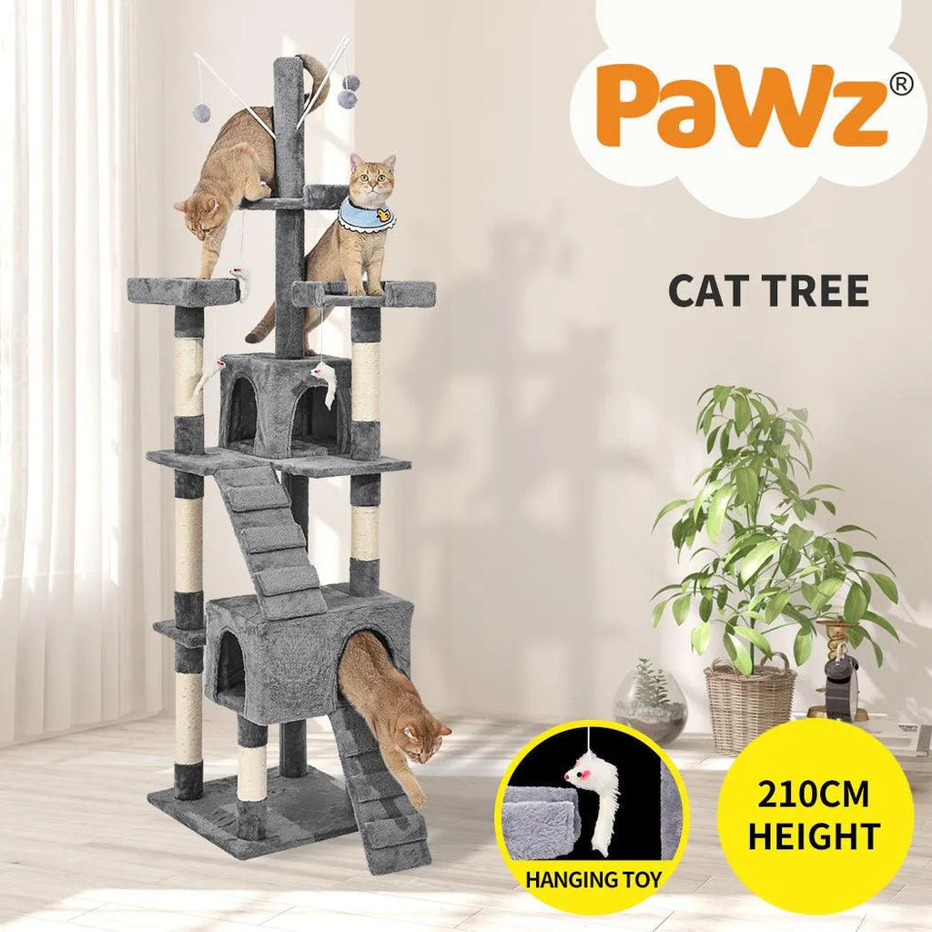 Cat Tree Scratcher Playground 210cm