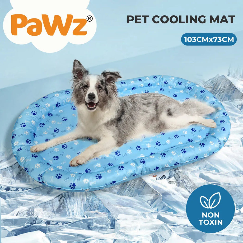 Pet Cooling Mat Dog Cat Gel Non-Toxic Bed Pillow Self-cool Summer Ice Pad