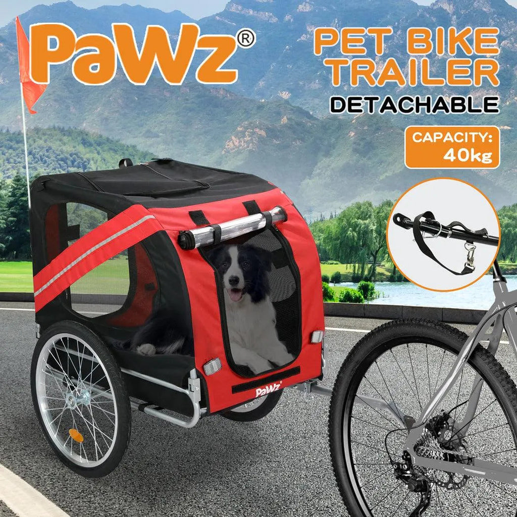 Pet Trailer Bike Foldable Pet Trailer Outdoor Cycling With Sunroof