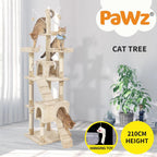 Cat Tree Scratcher Playground 210cm