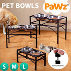 Dual Elevated Raised Pet Feeder