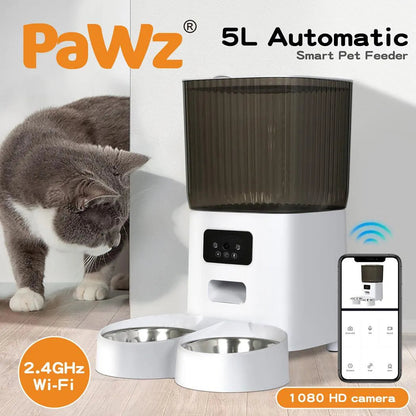5L Automatic Pet Feeder with Camera & Wi-Fi App
