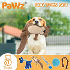 Pet Rope Plush Toy Teething 5pcs Value Pack