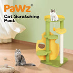 Cat Tree Two-Levels - Green 100cm