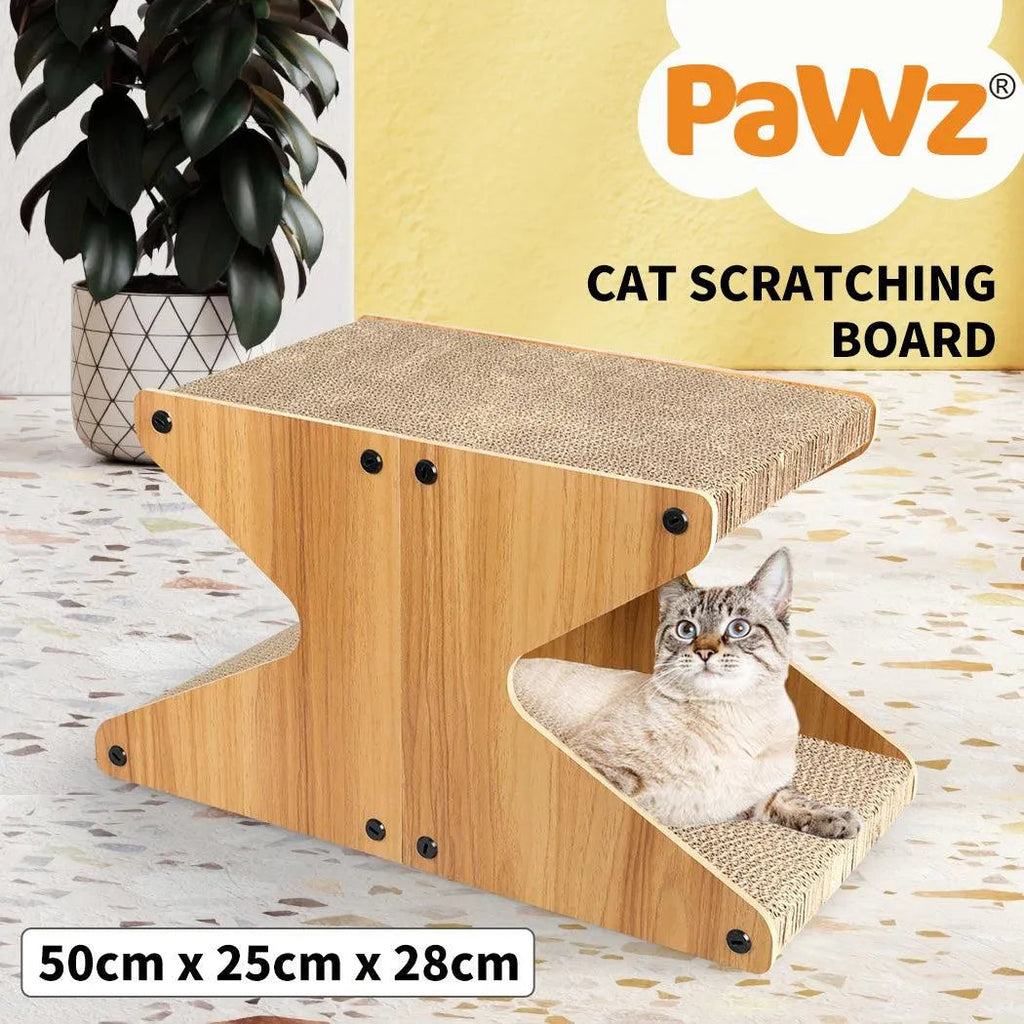 Cat Scratching Scratcher Board Cat Tree Pad Lounge Toy Corrugated Cardboard