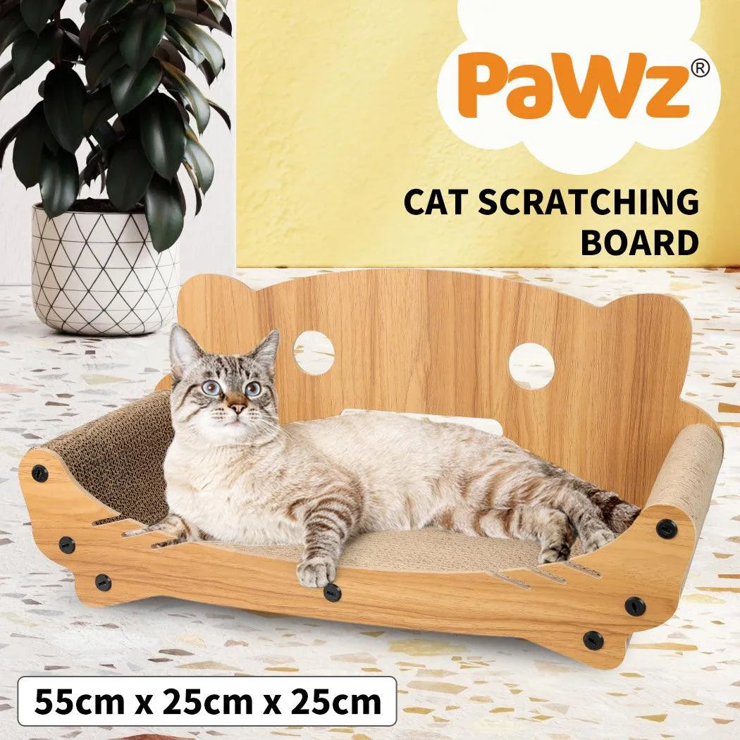 Cat Kitten Claw Scratching Board Post Scratcher Corrugated Cardboard