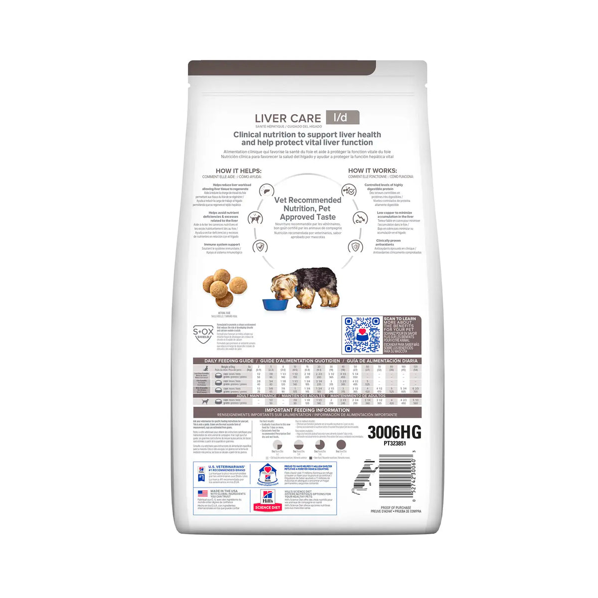 Hill's Prescription Diet - Canine l/d Liver Care 1.5kg